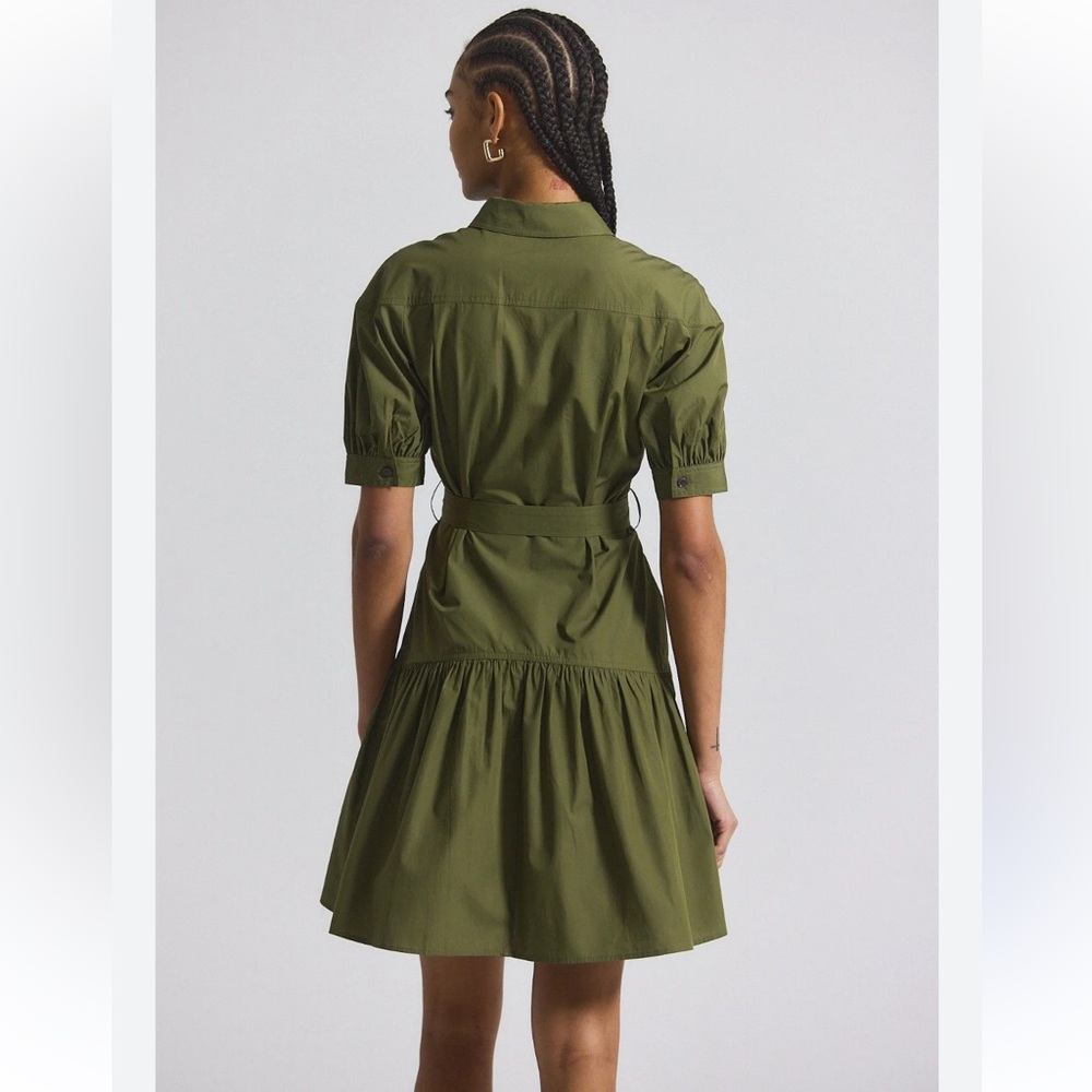 NWT 10 Crosby Derek Lam Luma A-Line Shirt Dress - Picture 2 of 10